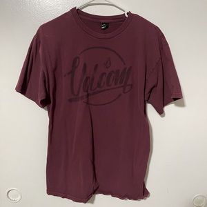 Volcom burgundy men top